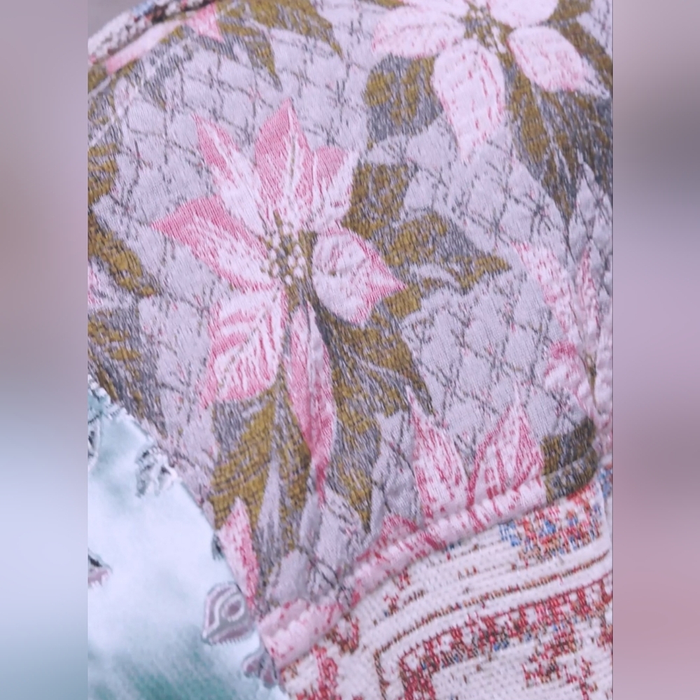 Golden Hour Jacquard Coat,Color Blossom Combo - Picture 8 of 16